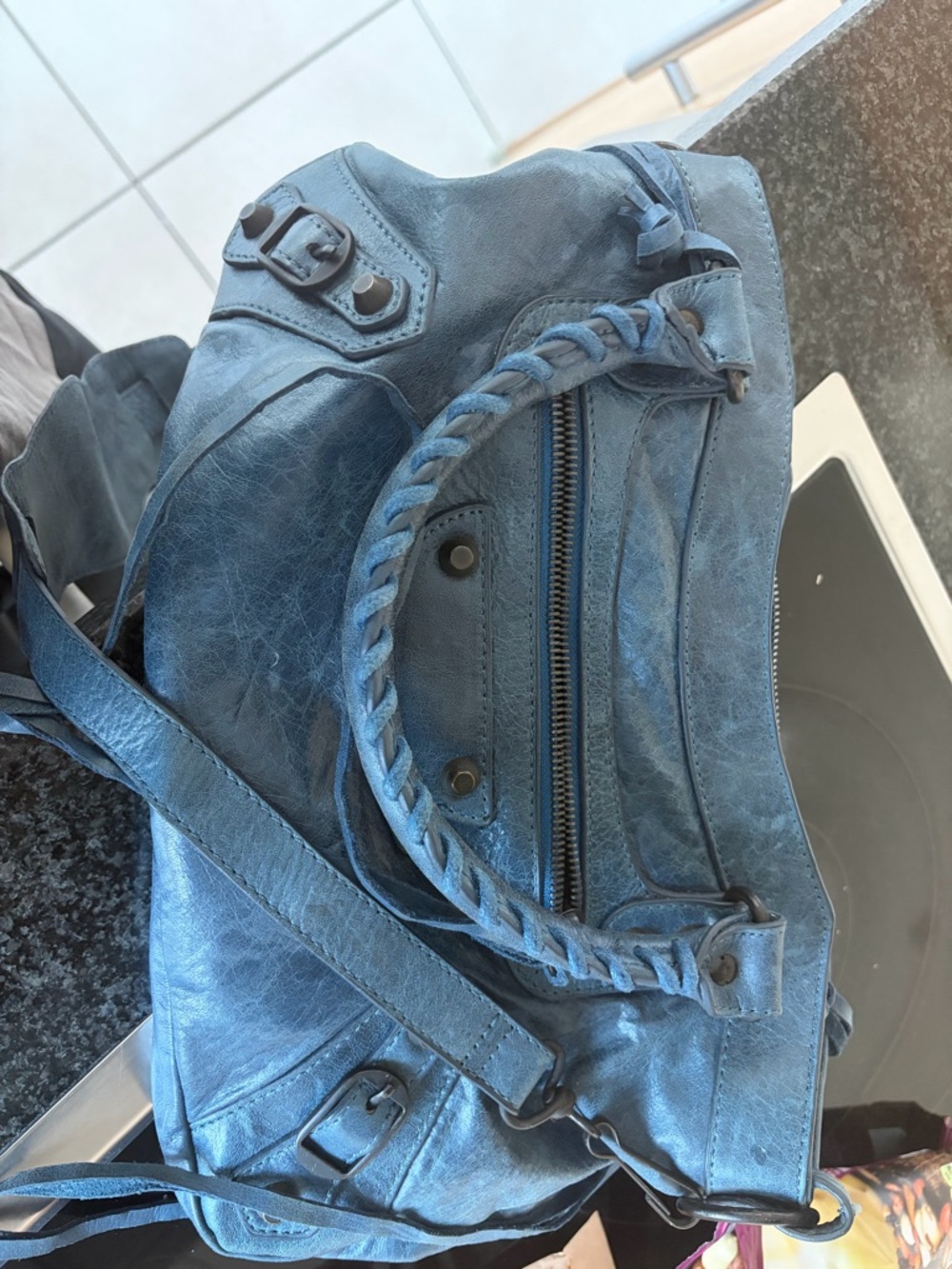 Balenciaga City First Navy blue - please read description! - Picture 2 of 6
